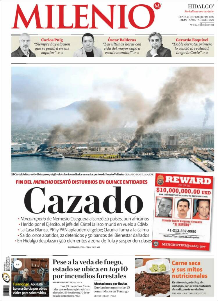 Portada de Milenio de Hidalgo (M&eacute;xico)