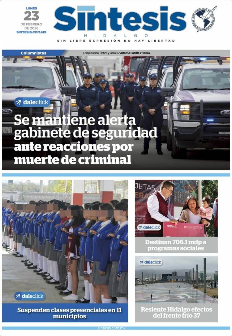 Portada de Sistesis - Hidalgo (M&eacute;xico)