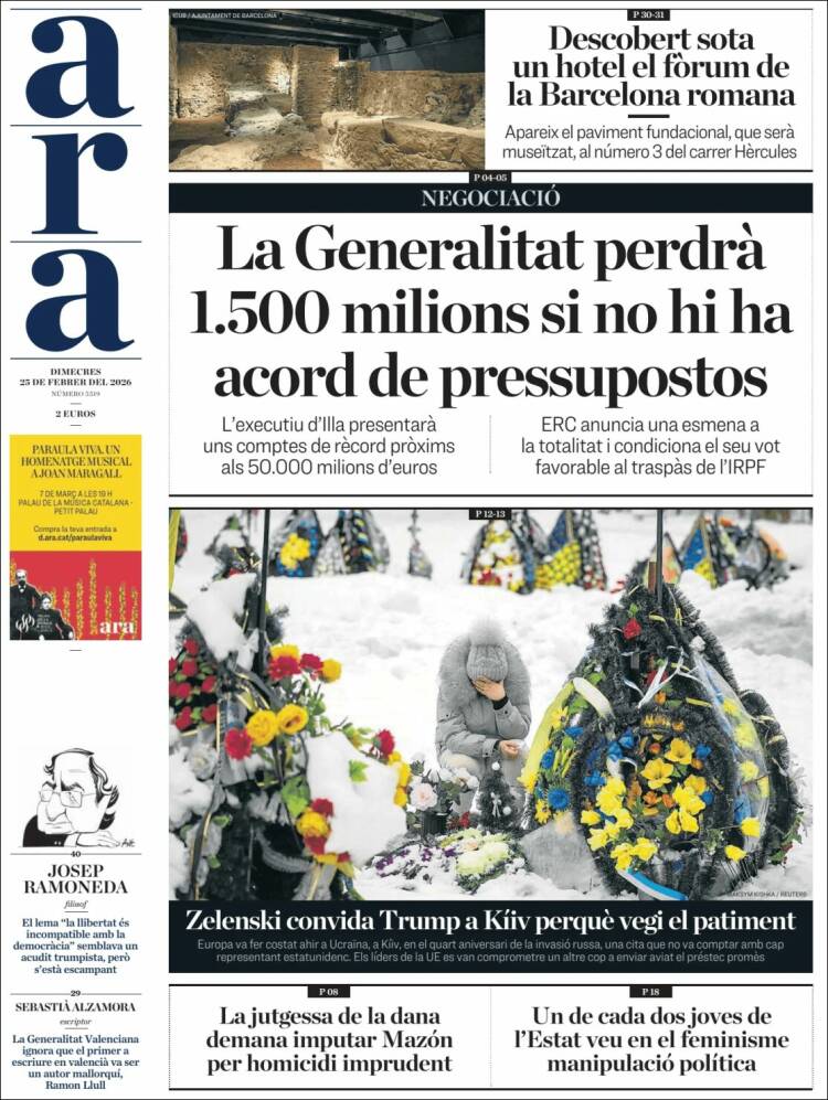 Portada de Ara (Spain)