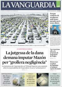 Portada de La Vanguardia (Spain)