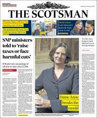 Portada de The Scotsman (Royaume-Uni)