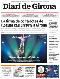 Portada de Diari de Girona (Espa&ntilde;a)
