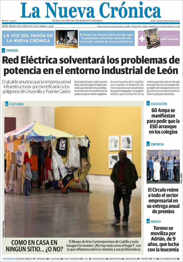 Portada de La Nueva Crónica (Espa&ntilde;a)