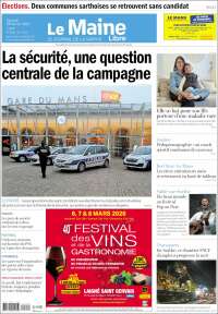 Portada de Le Maine Libre (Francia)