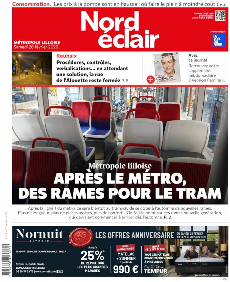 Portada de Nord Éclair (Francia)