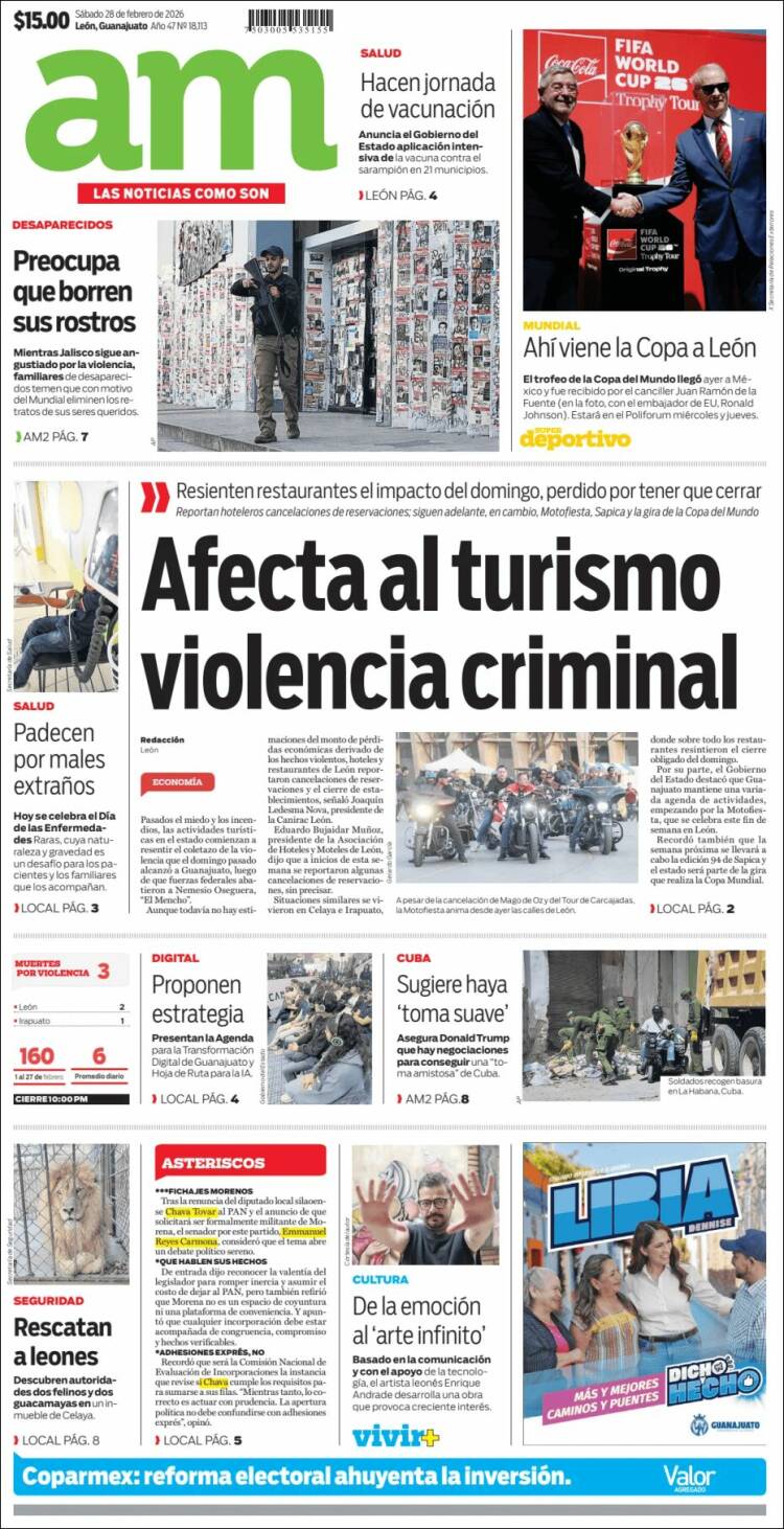 Portada de Al Día A.M. (M&eacute;xico)