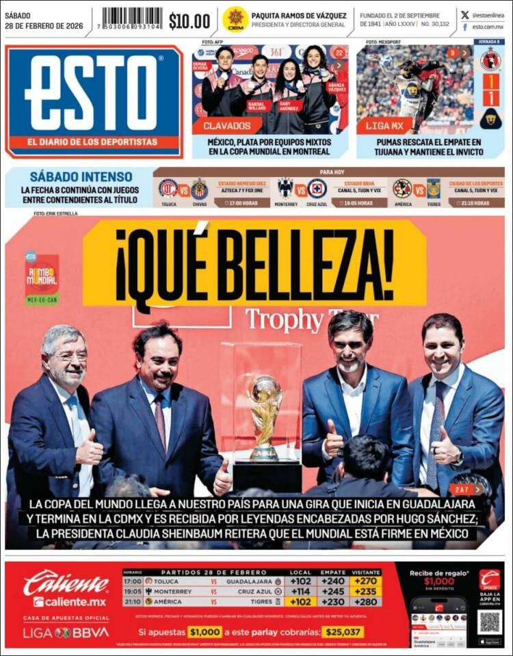 Portada de Esto (M&eacute;xico)
