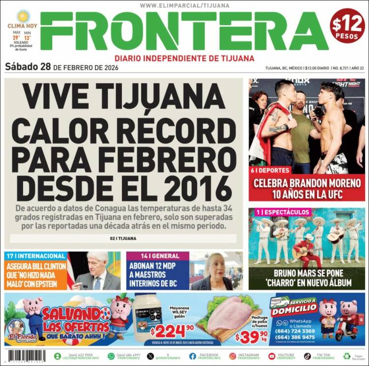 Portada de Frontera (M&eacute;xico)