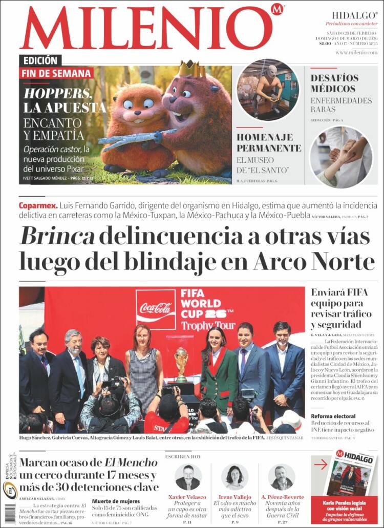 Portada de Milenio de Hidalgo (M&eacute;xico)