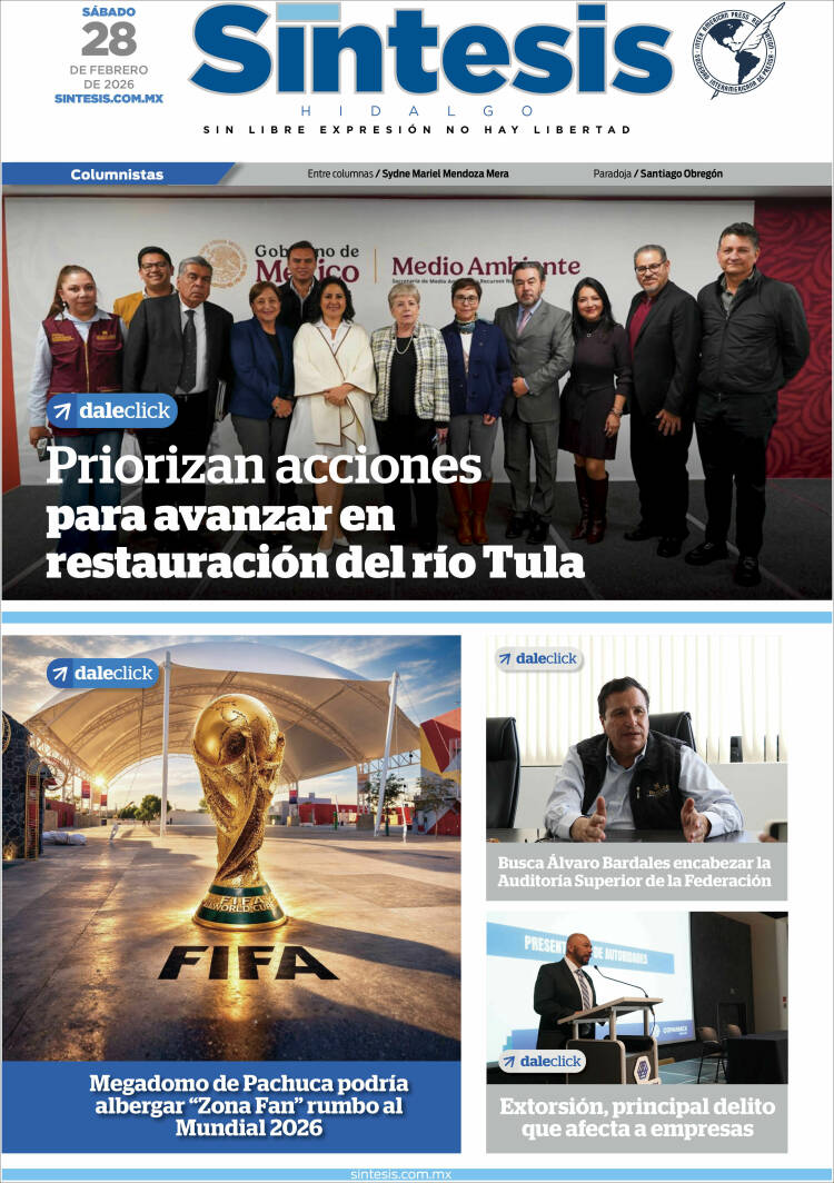 Portada de Sistesis - Hidalgo (M&eacute;xico)