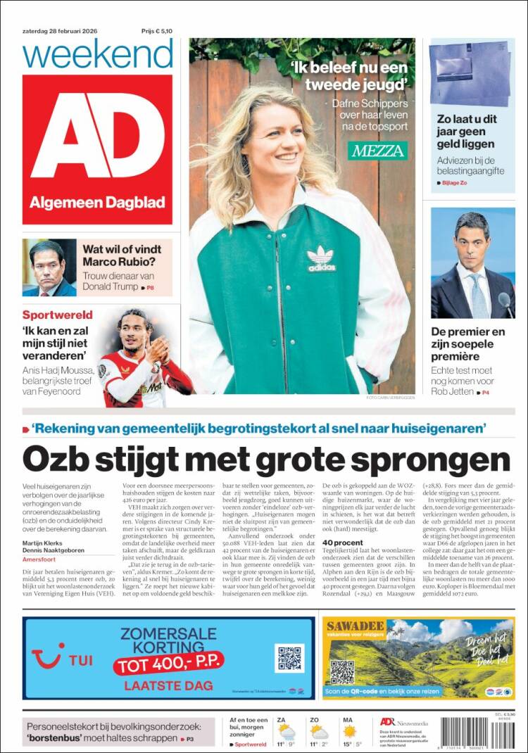 Portada de AD (Pa&iacute;ses Bajos)