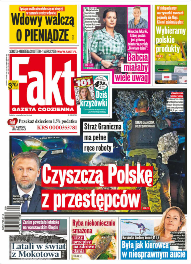Portada de Fakt (Polonia)