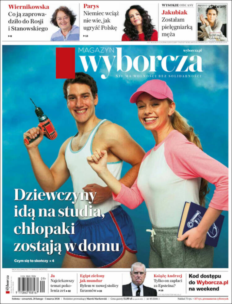 Portada de Gazeta Wyborcza (Polonia)