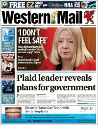 Portada de Western Mail (Reino Unido)