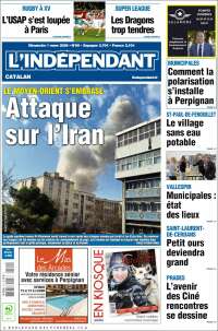 Portada de Le Indépendant (Francia)