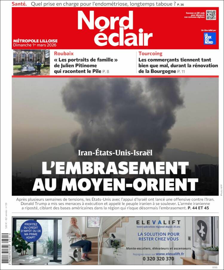 Portada de Nord Éclair (Francia)