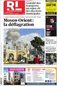 Portada de Le Republicain Lorrain (Francia)