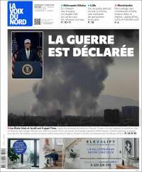 Portada de La Voix du Nord (Francia)