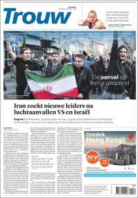 Portada de Trouw (Pays-Bas)
