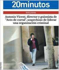 Portada de 20 Minutos - Valencia (Espagne)