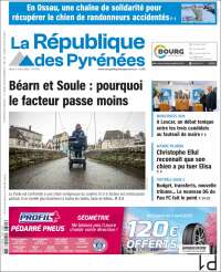 Portada de La République des Pyrénées (France)