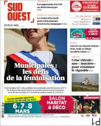 Portada de Sud Ouest (France)