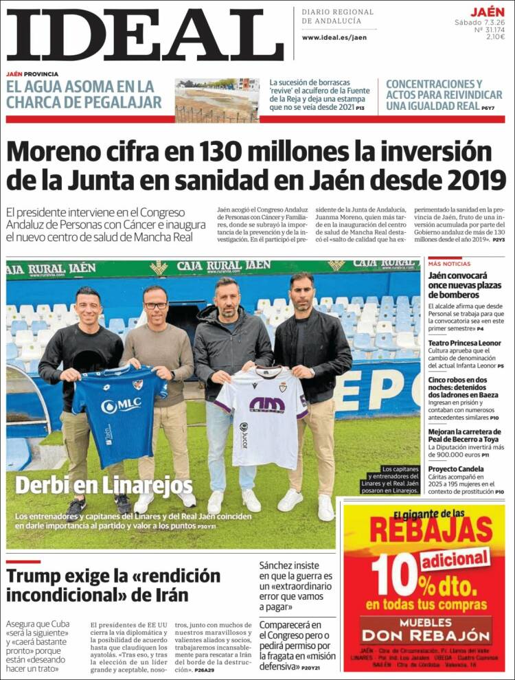 Portada de El Ideal de Jaén (Espa&ntilde;a)