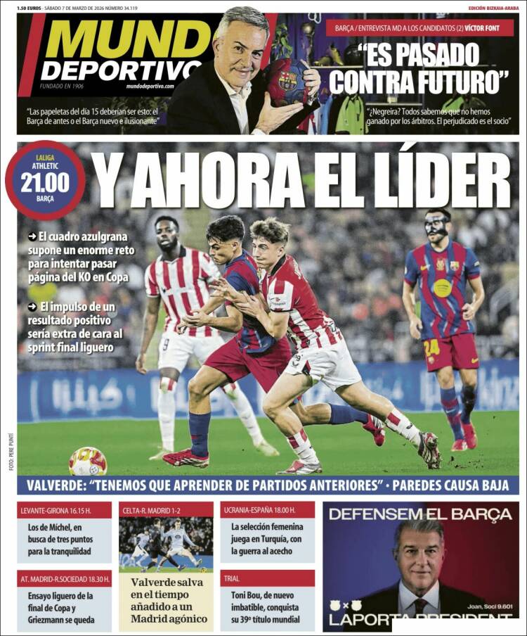Portada de Mundo Deportivo Bizkaia (Espa&ntilde;a)