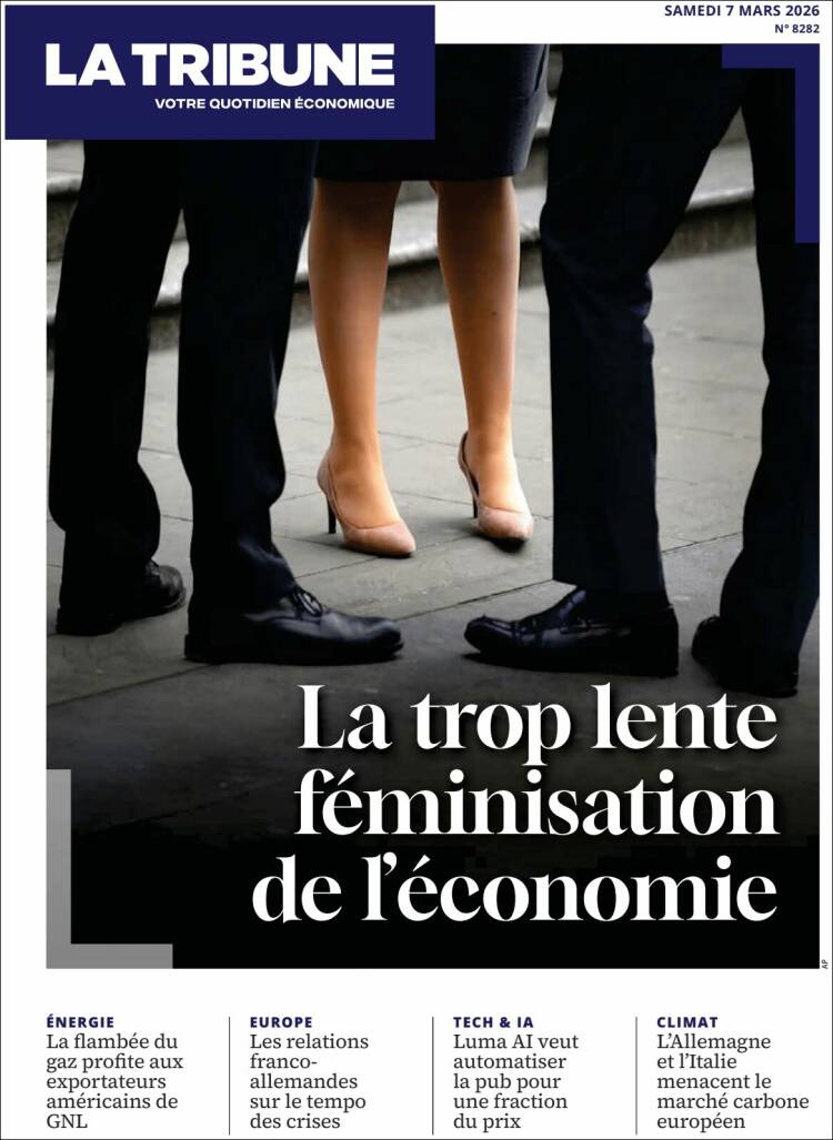 Portada de La Tribune (Francia)