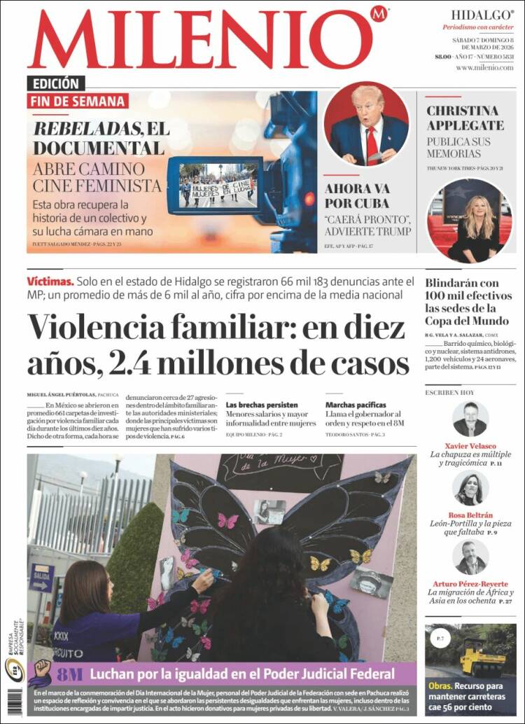 Portada de Milenio de Hidalgo (M&eacute;xico)