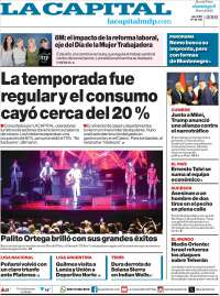 Portada de Diario La Capital - Mar del Plata (Argentine)