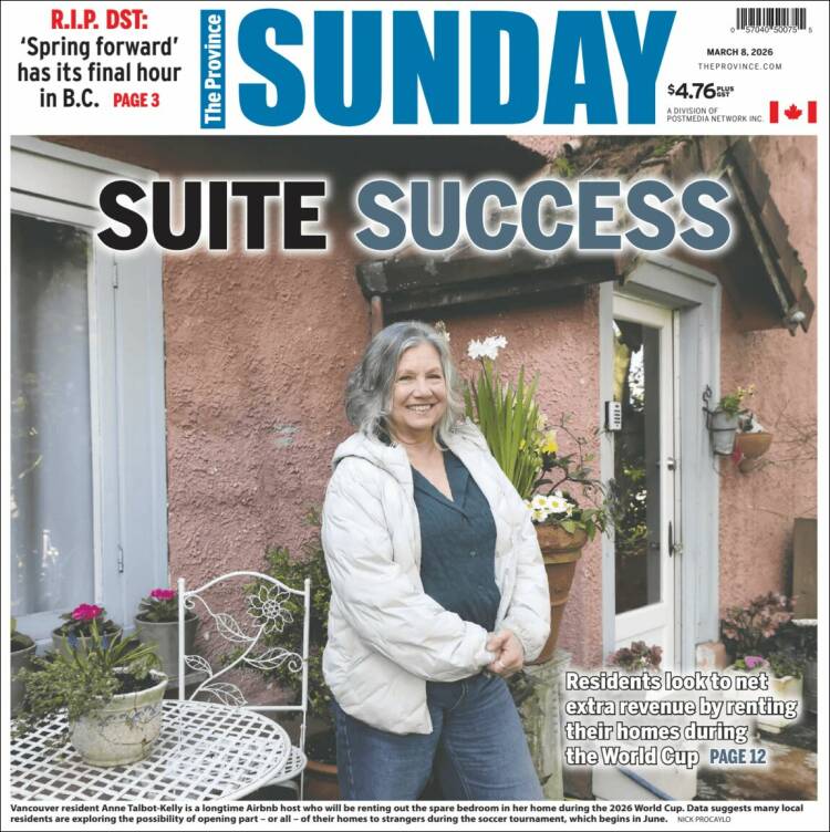 Portada de The Province (Canada)