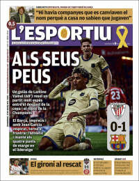 Portada de L'Esportiu (Espagne)