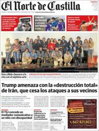 Portada de Norte de Castilla - Palencia (Espagne)