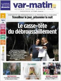 Portada de Var-Matin (France)