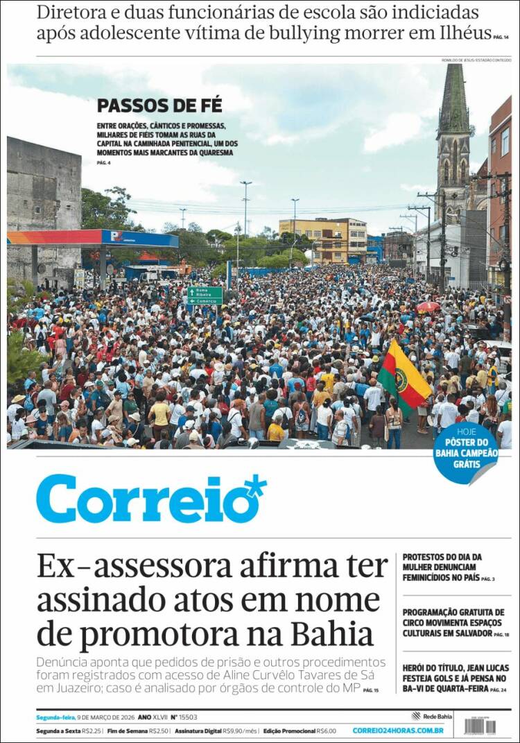 Portada de Correio* (Br&eacute;sil)