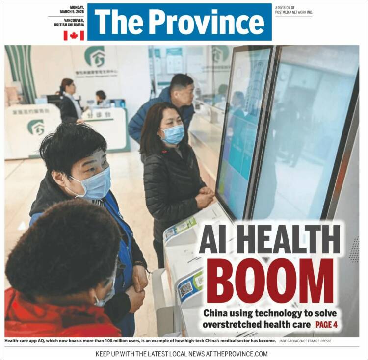 Portada de The Province (Canada)