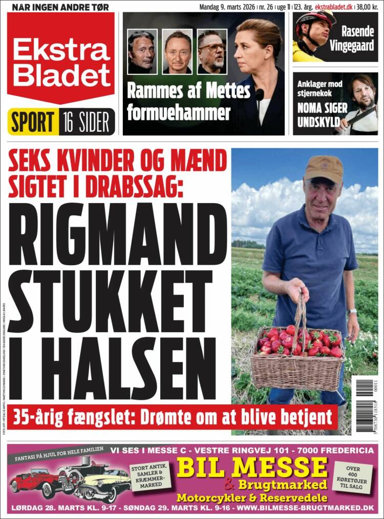 Portada de Ekstra Bladet (Denmark)