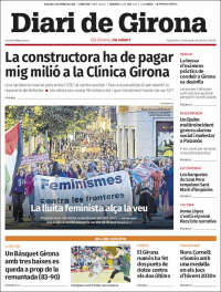 Portada de Diari de Girona (Espagne)