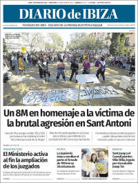 Portada de Diario de Ibiza (Espagne)