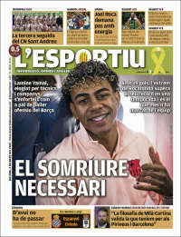 Portada de L'Esportiu (Espagne)
