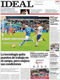 Portada de El Ideal de Jaén (Espagne)