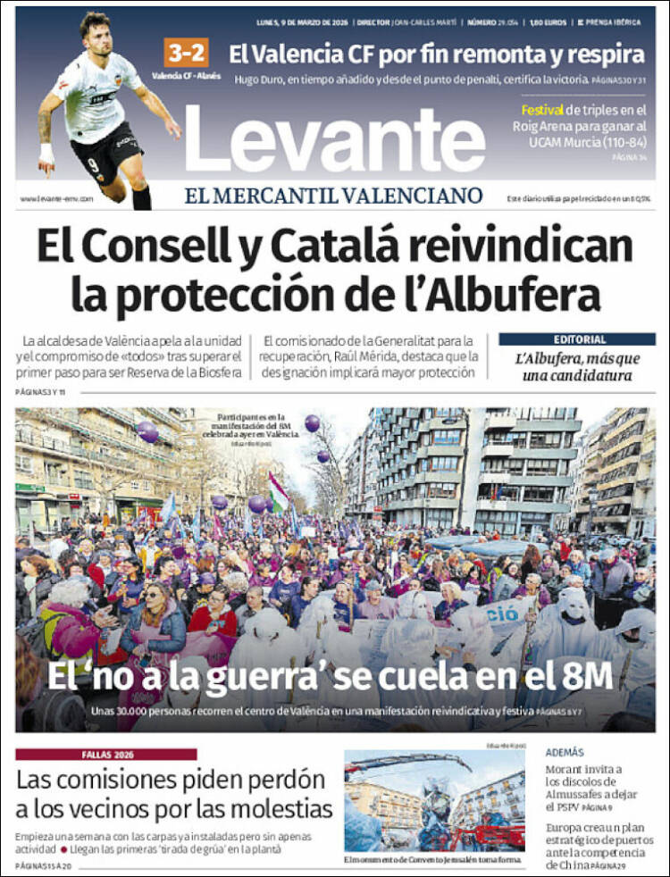 Portada de Levante (Espagne)