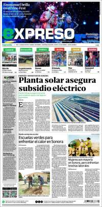 Portada de Expreso (Mexique)