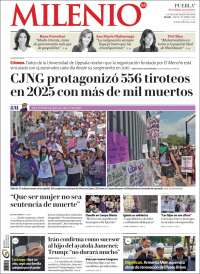 Portada de Milenio de Puebla (Mexique)