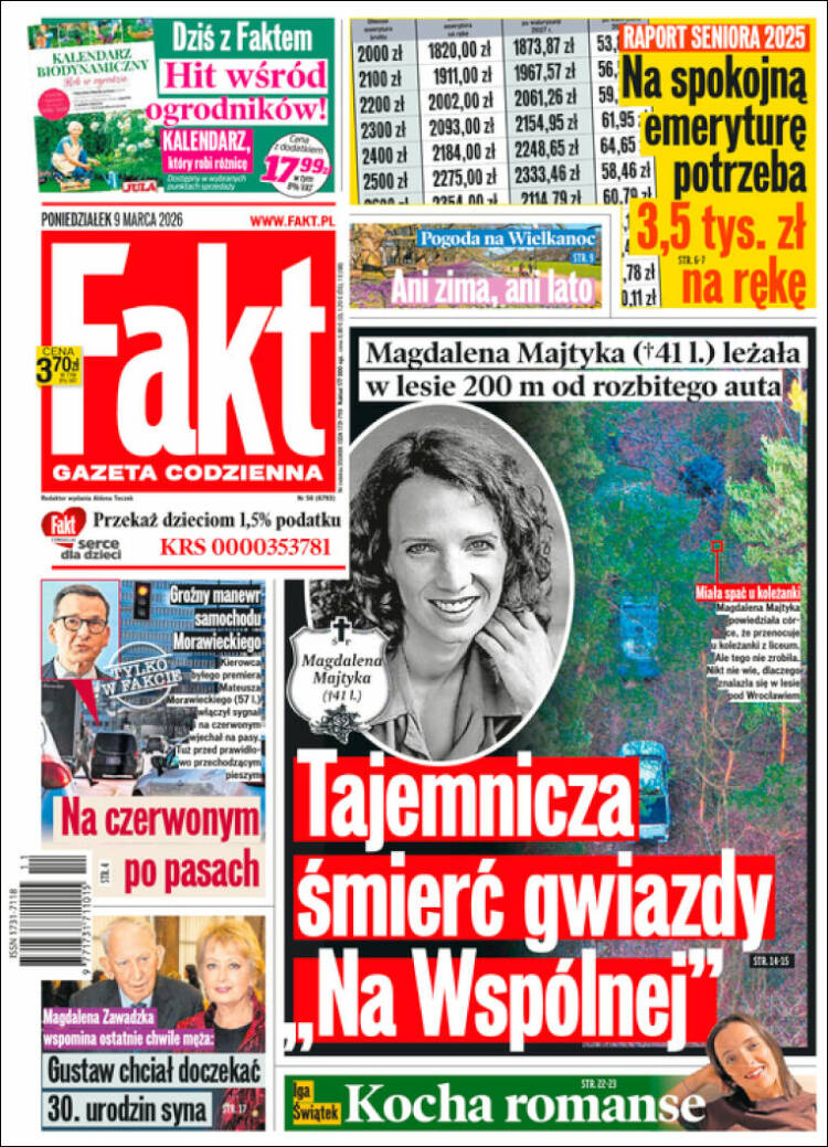 Portada de Fakt (Pologne)