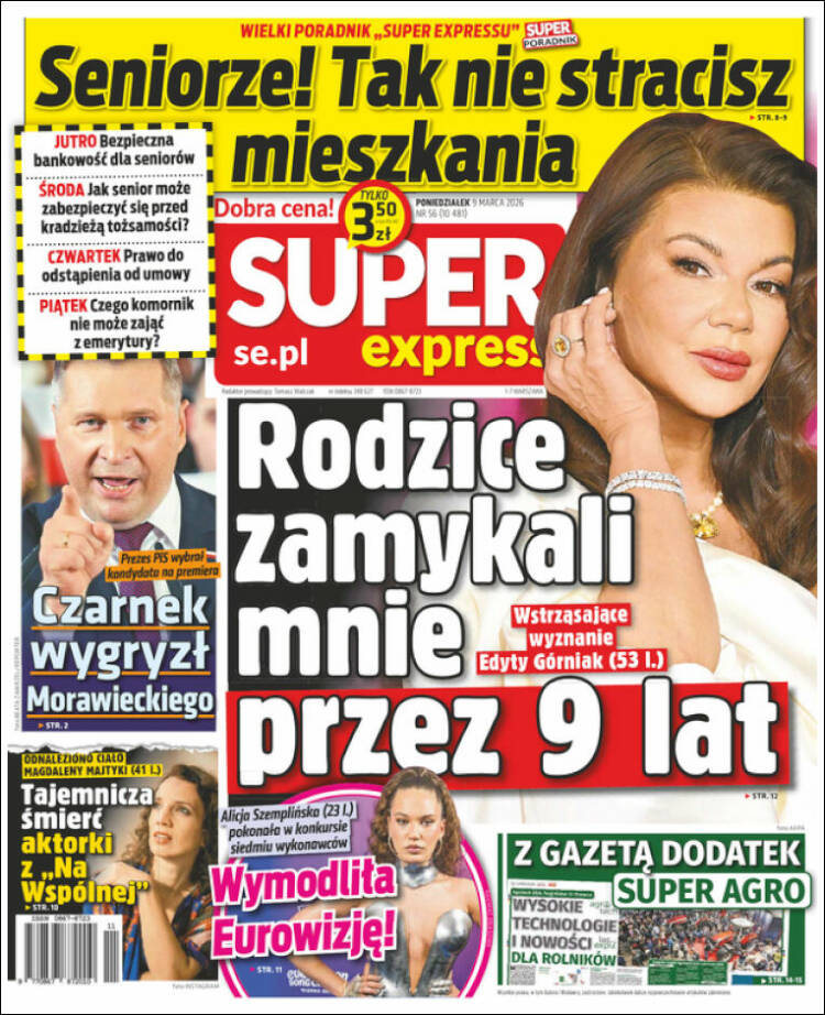 Portada de Super Express (Pologne)