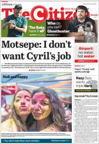 Portada de The Citizen (Afrique du Sud)