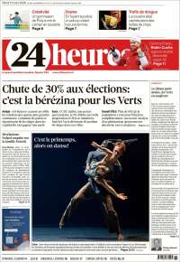 Portada de 24 Heures (Suisse)