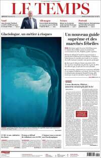 Portada de Le Matin (Suisse)